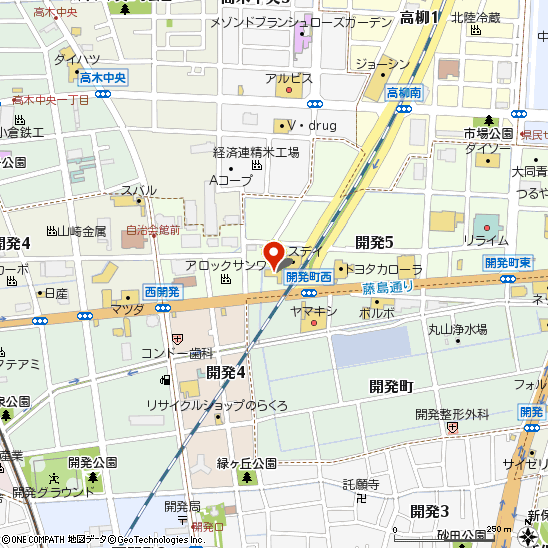 タイヤセンター福井付近の地図